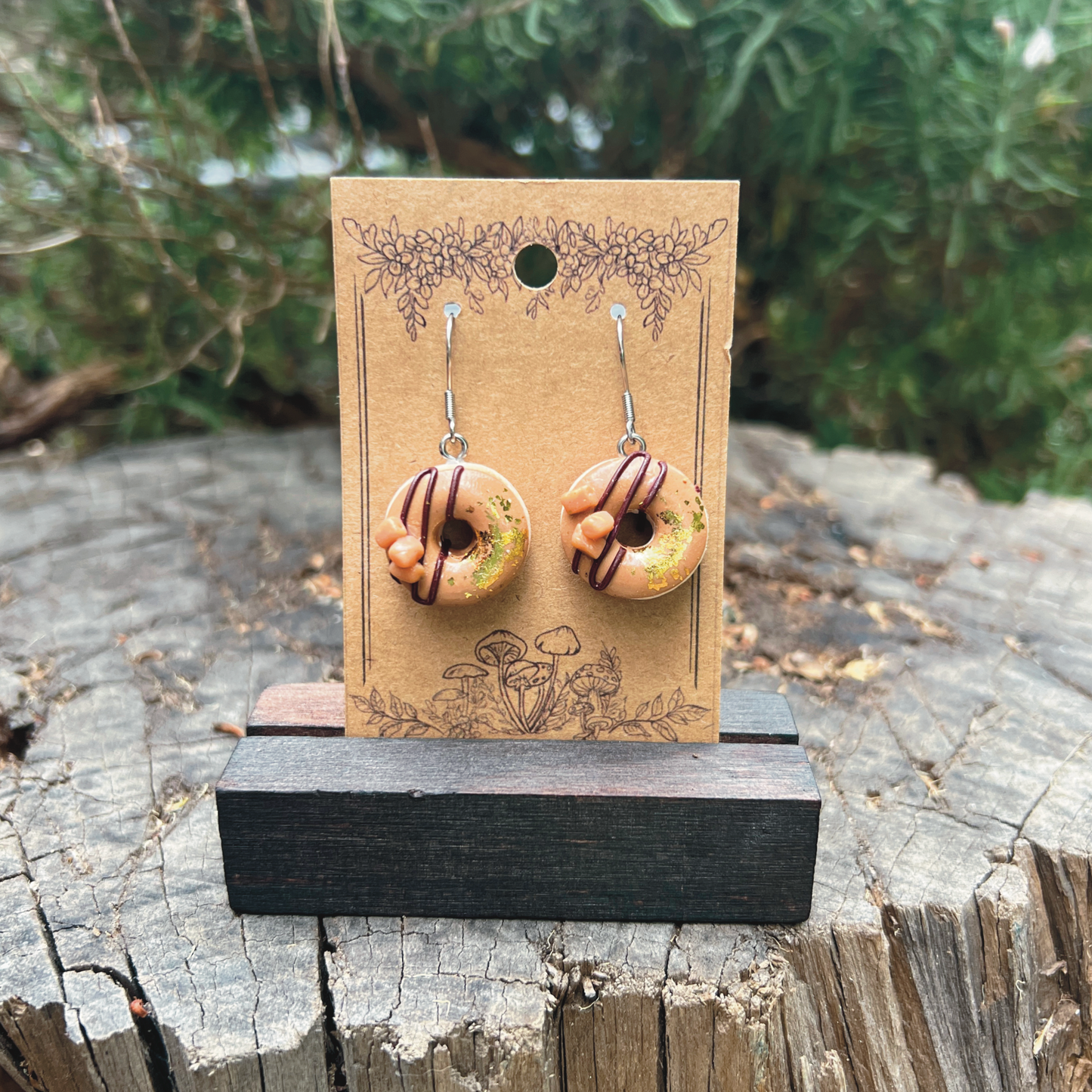 Caramel Donut Earrings