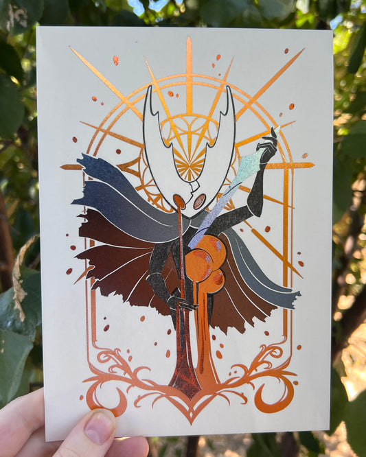 The Hollow Knight A5 Foil Print
