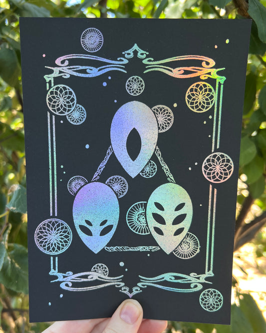 The Dreamers A5 Foil Print