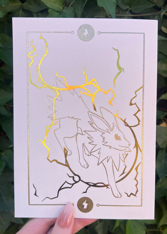 Electric Type Evolution A5 Foil Print