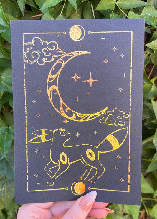 Dark Type Evolution A5 Foil Print