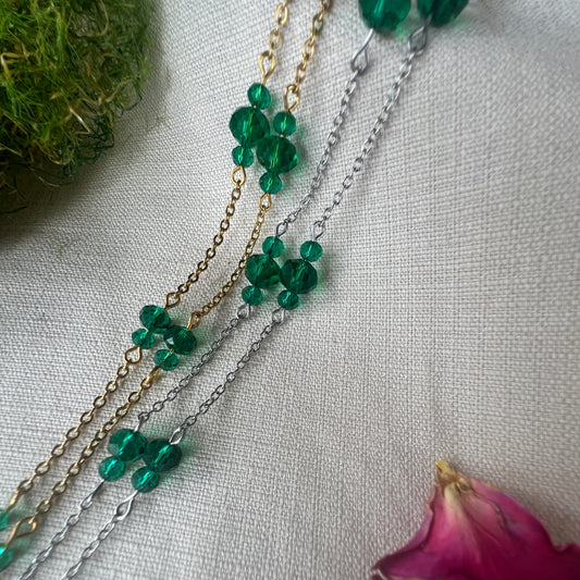 Green Glass Beaded Glasses Chain (Copy)